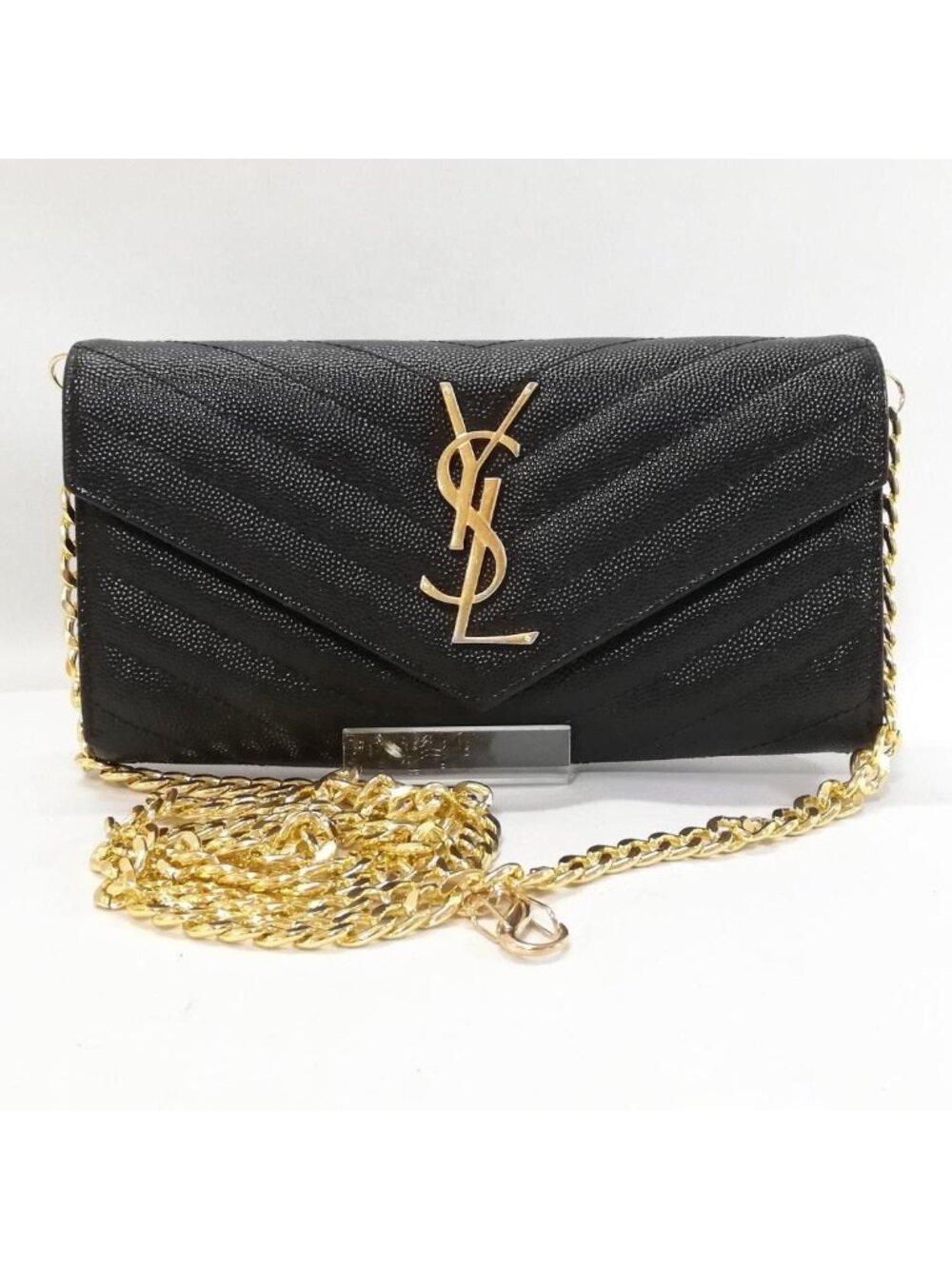 Saint Laurent Wallet Matelasse Stitch Flap - Picture 1 of 6